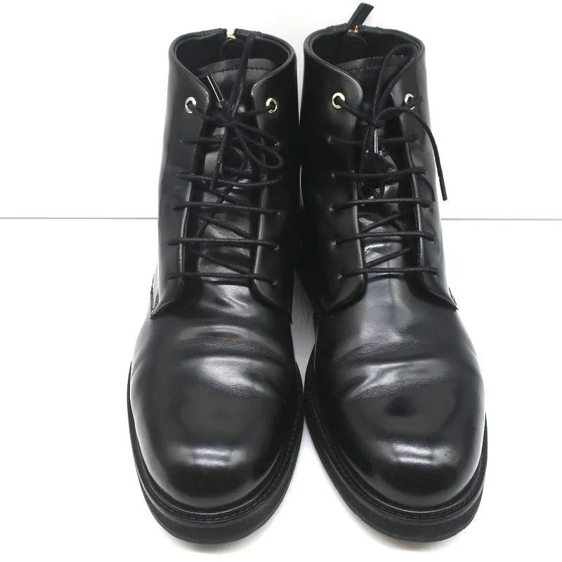 WANT Les Essentiels Derby Stiefel Menara Schwarz Leder Größe 41 Keilabsatz Knöchelstiefel