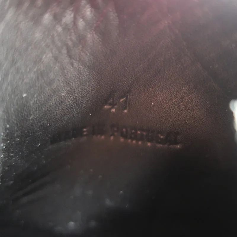 WANT Les Essentiels Derby Stiefel Menara Schwarz Leder Größe 41 Keilabsatz Knöchelstiefel