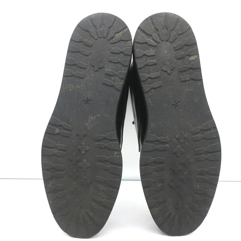 WANT Les Essentiels Derby Stiefel Menara Schwarz Leder Größe 41 Keilabsatz Knöchelstiefel