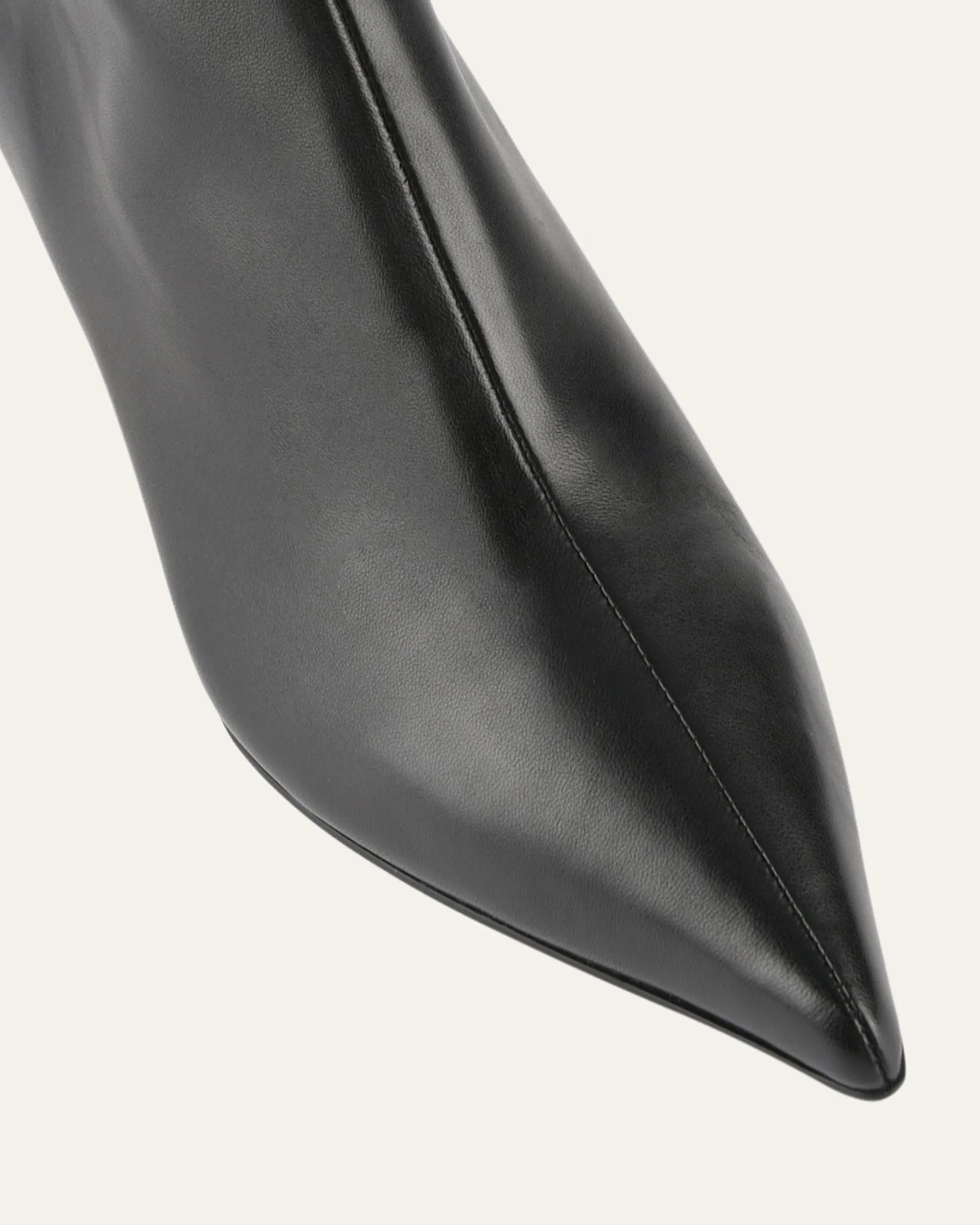 WINNIE MID ANKLE STIEFEL SCHWARZES LEDER