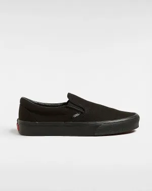 Klassische Damen-Slip-On-Schuhe in Schwarz & Schwarz