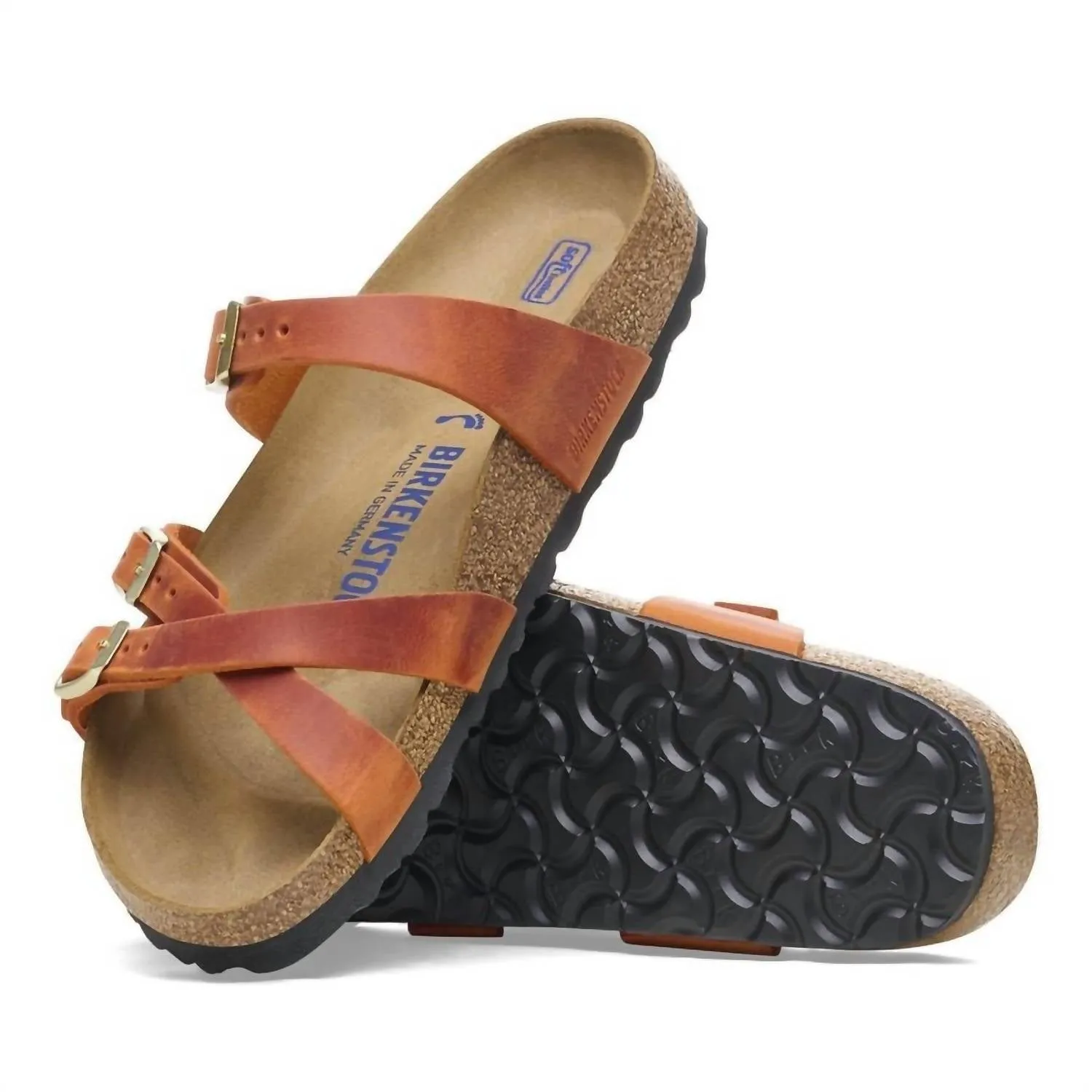 Damen Franca Sandale in gebranntem Orange