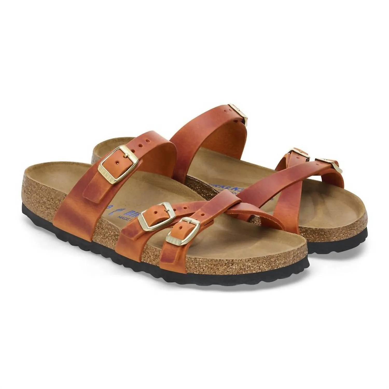 Damen Franca Sandale in gebranntem Orange