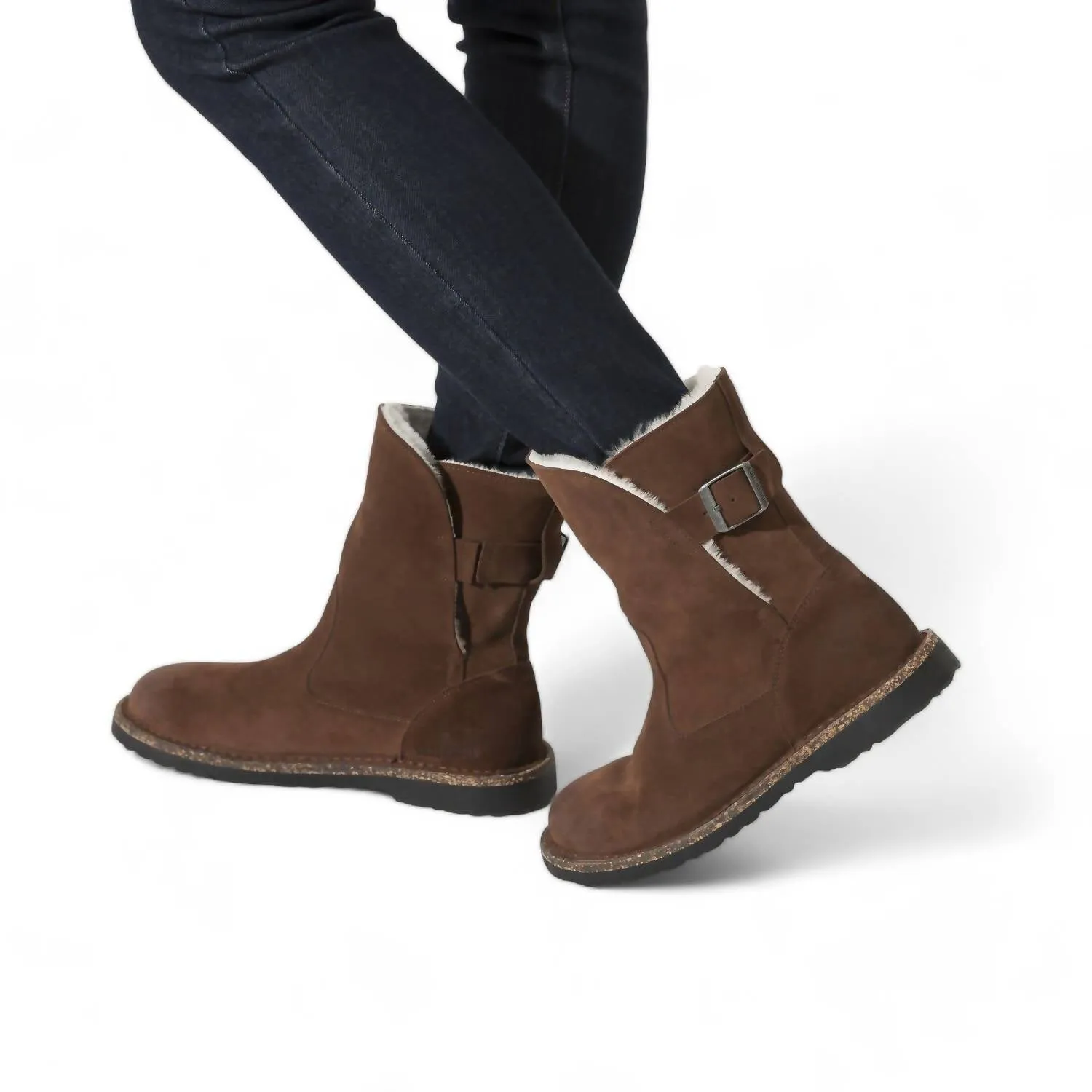 Damen Uppsala Shearling Stiefel in Espresso