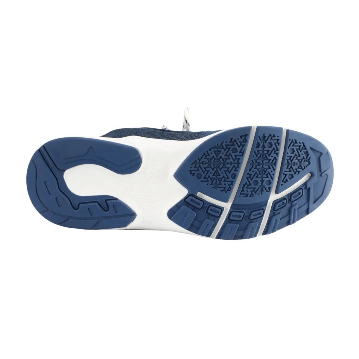 Zeba Herren Royal Navy/Weiß Slip On