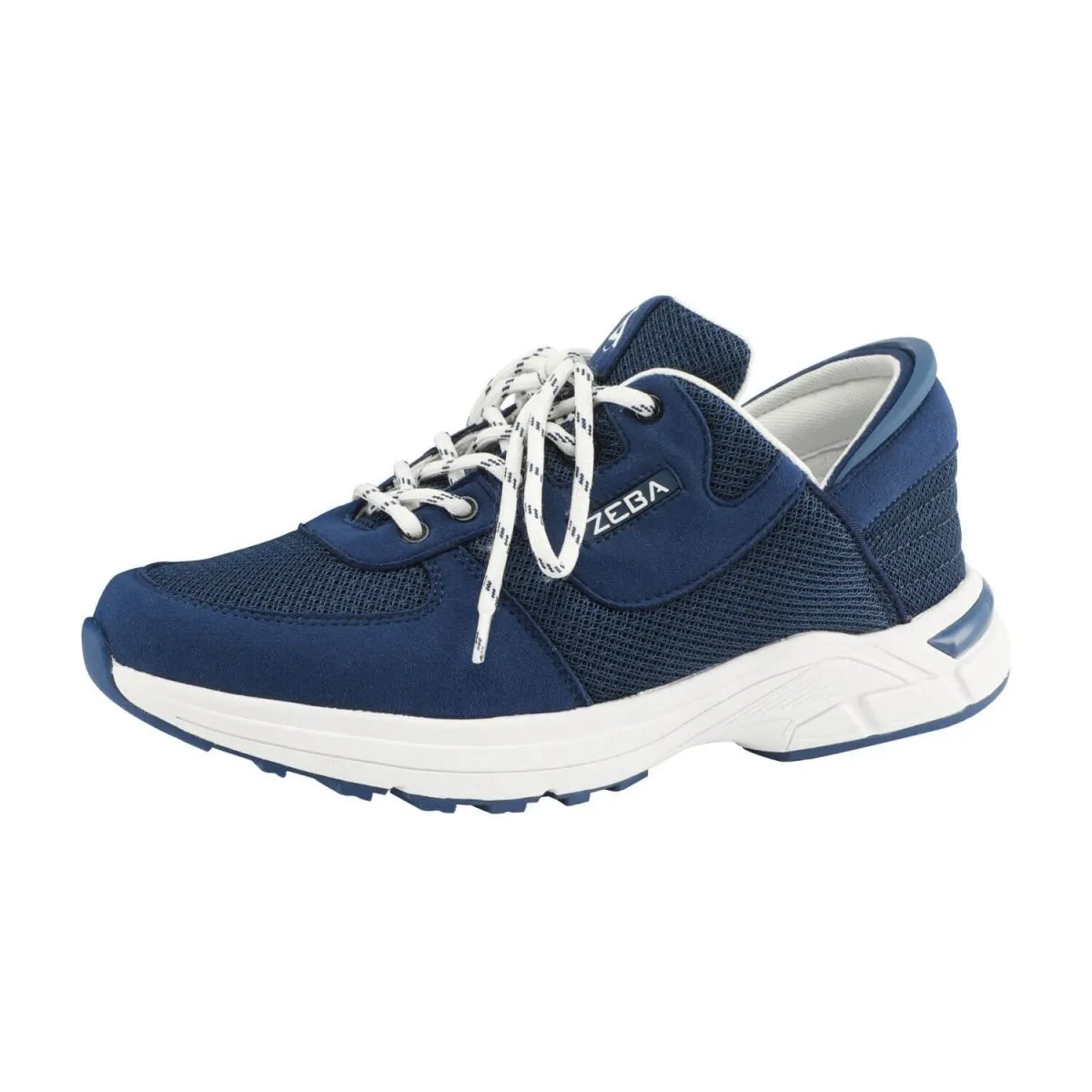 Zeba Herren Royal Navy/Weiß Slip On
