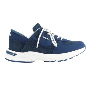 Zeba Herren Royal Navy/Weiß Slip On