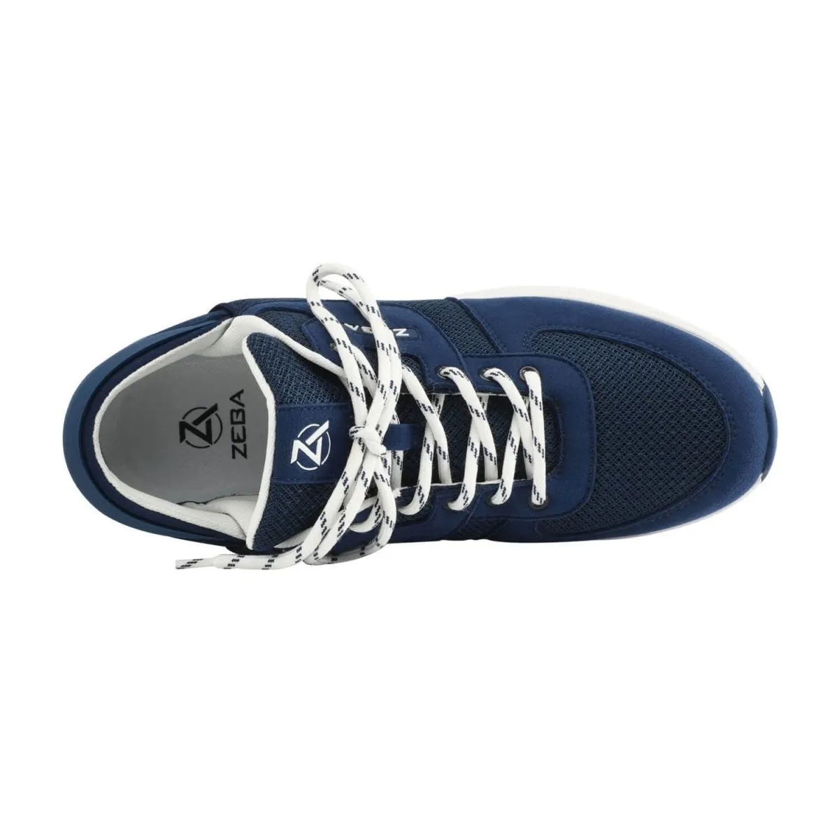 Zeba Herren Royal Navy/Weiß Slip On
