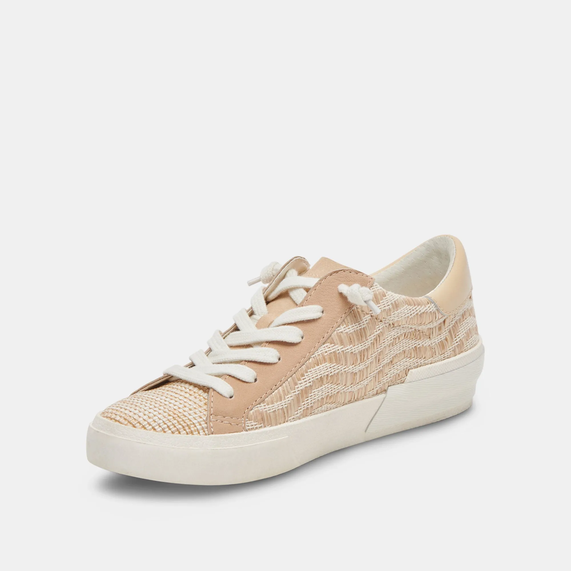 ZINA SNEAKERS WEIZEN RAFFIA