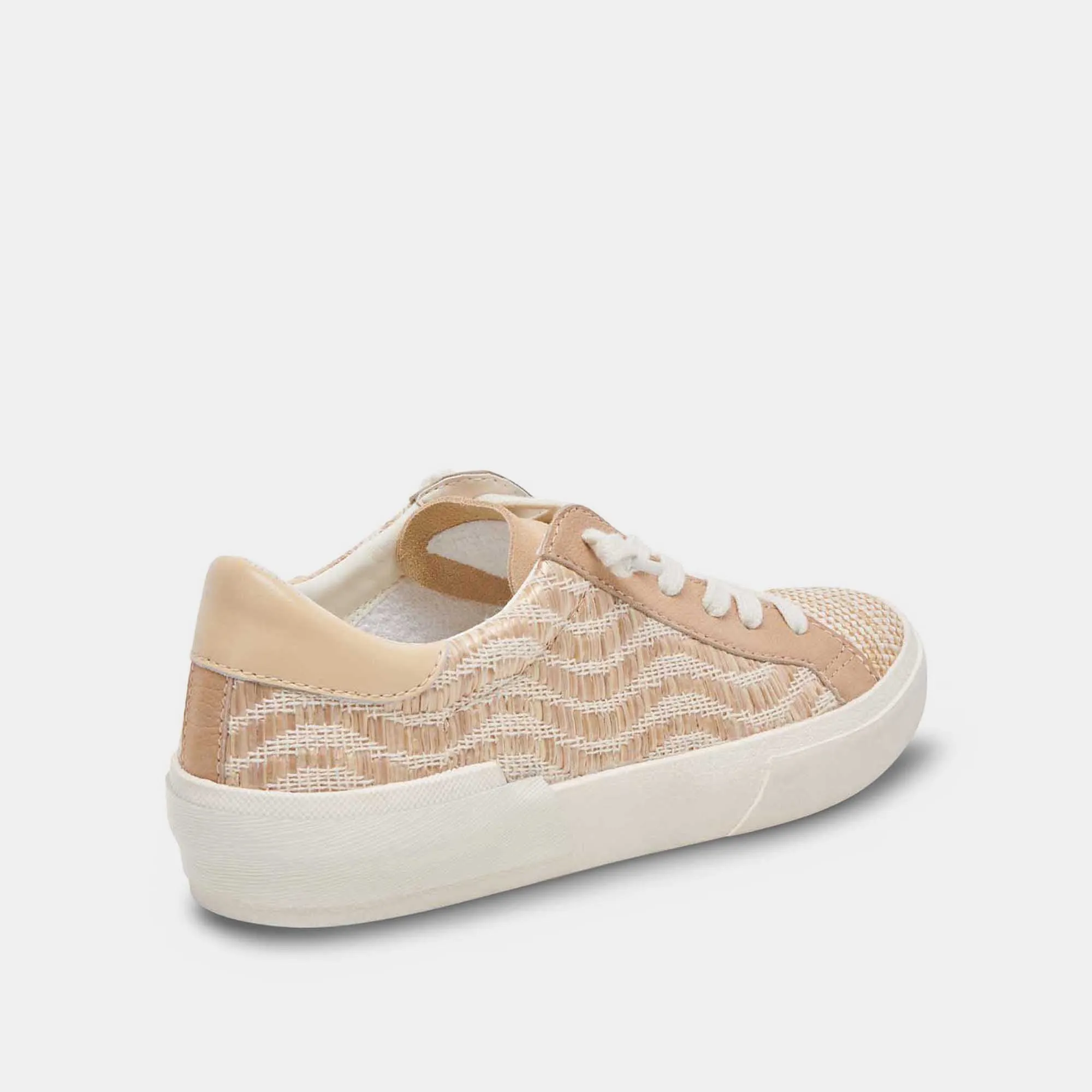 ZINA SNEAKERS WEIZEN RAFFIA